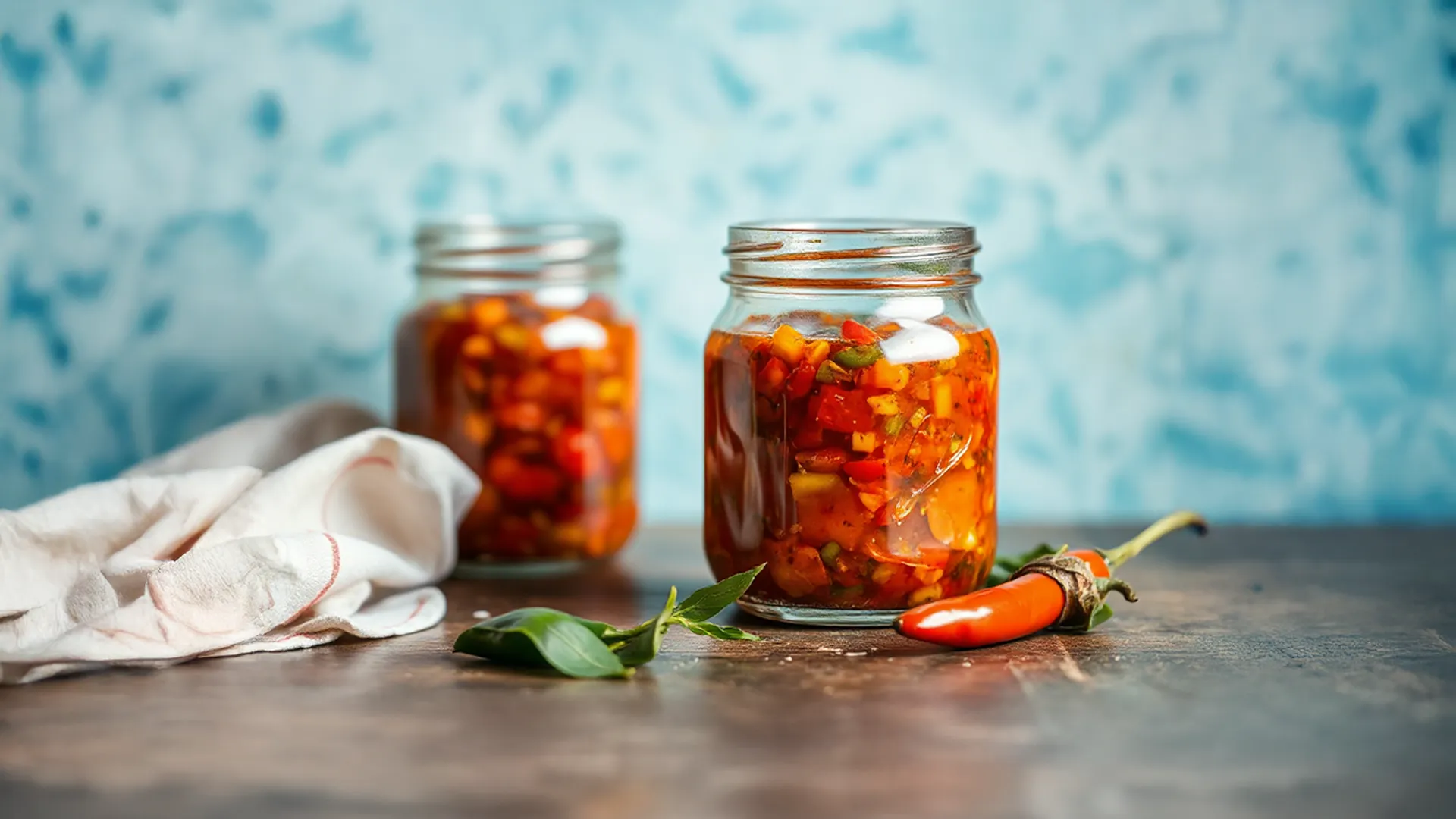 Fruchtig-scharfes Chili-Paprika-Relish