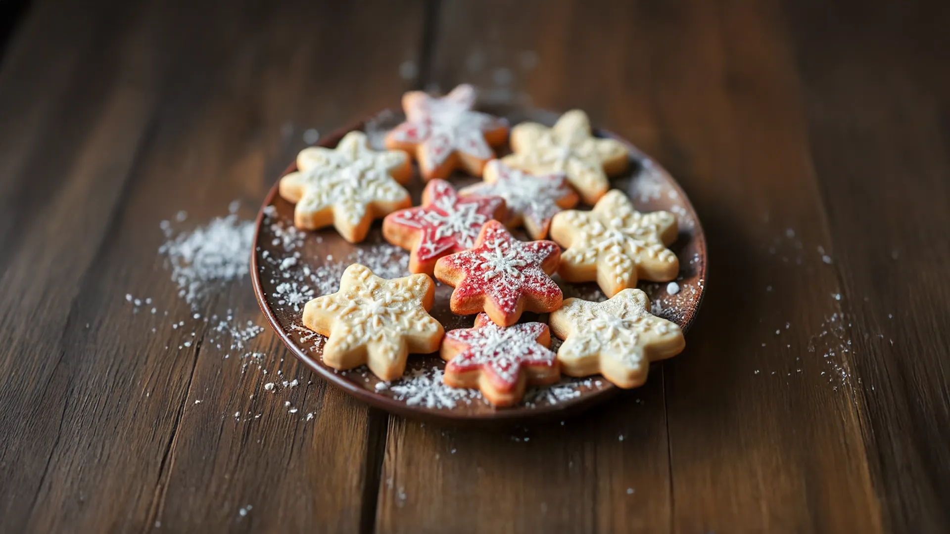 Klassische Butterplätzchen für die Weihnachtszeit