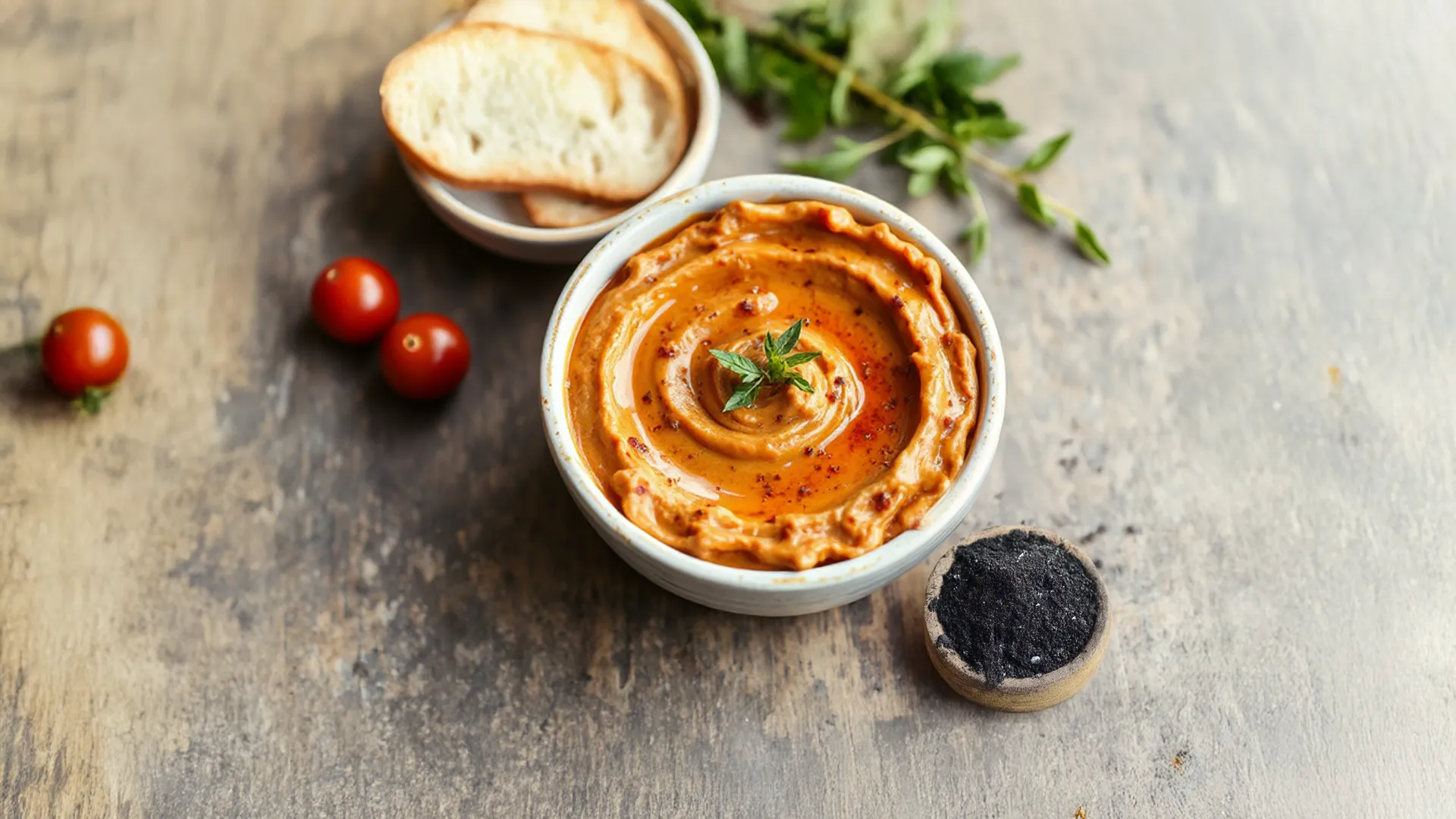 Würzige Tomaten-Knoblauchbutter