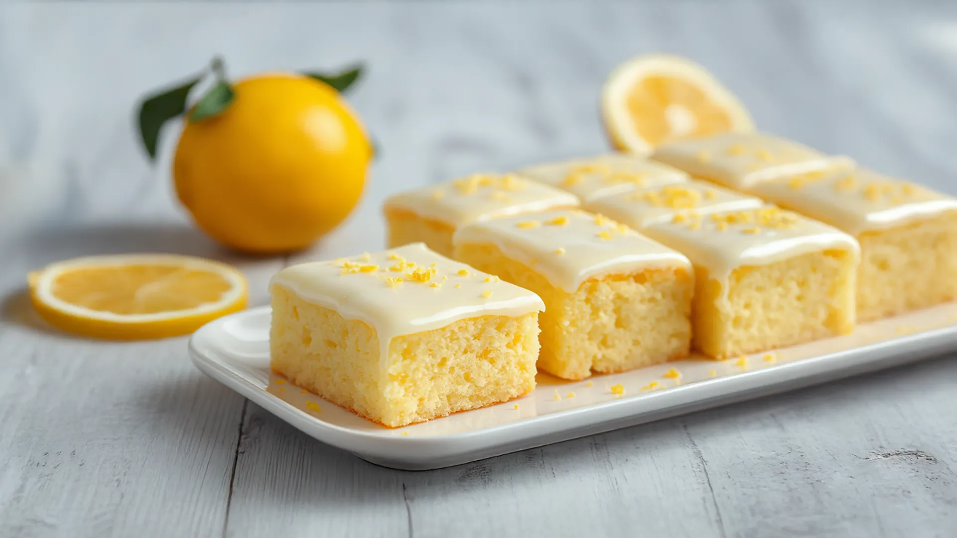 Zitronenkuchen vom Blech